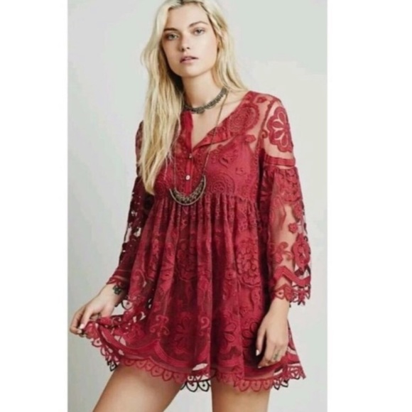 Jens Pirate Booty X Free People El Sol Red Dress